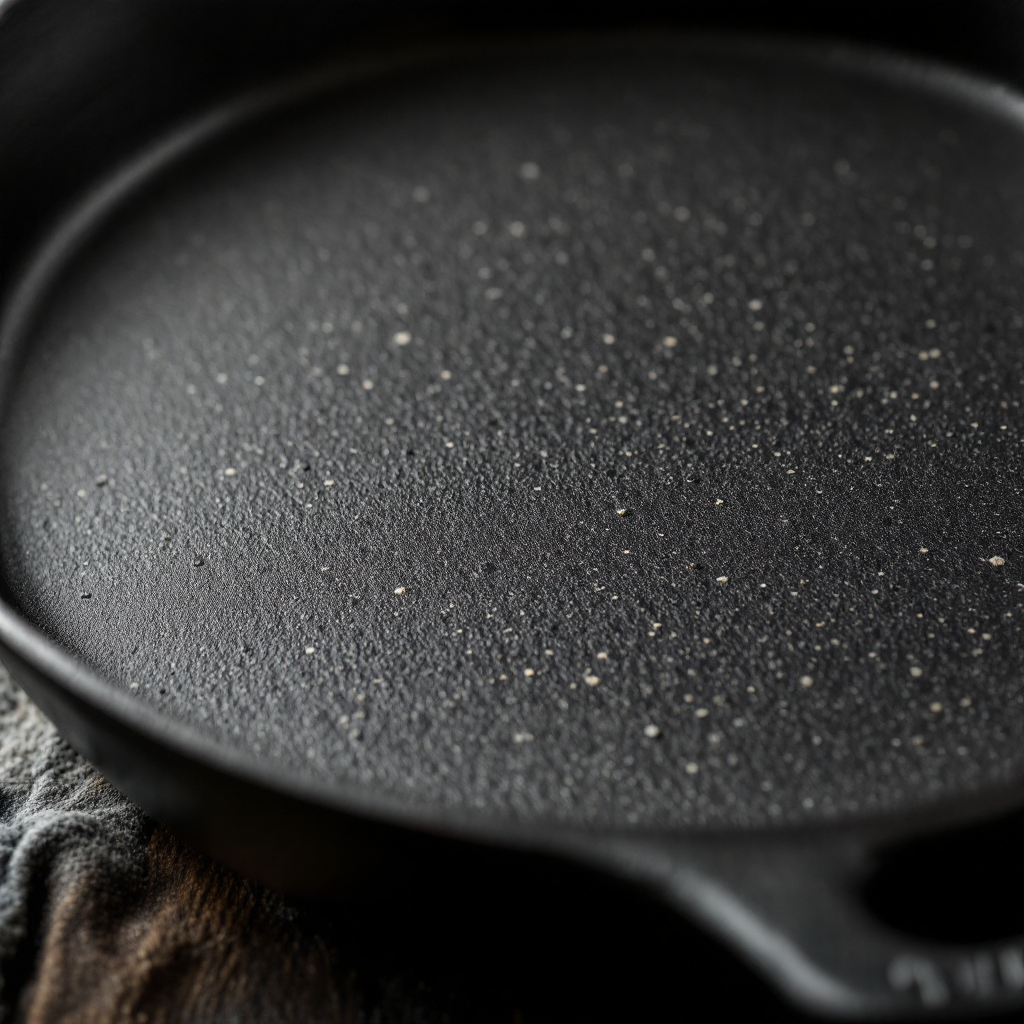 SkilletCo seasoned surface